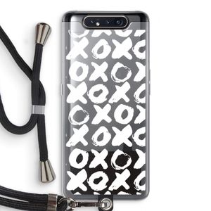 XOXO: Samsung Galaxy A80 Transparant Hoesje met koord