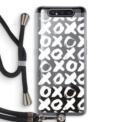 XOXO: Samsung Galaxy A80 Transparant Hoesje met koord