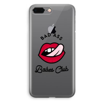 Badass Babes Club: iPhone 8 Plus Transparant Hoesje