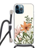 Floral bouquet: iPhone 12 Pro Max Transparant Hoesje met koord