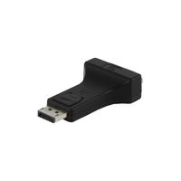 Goobay 51720 tussenstuk voor kabels DisplayPort DVI-D Zwart