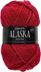 Drops Alaska Uni Colour 010 Rood