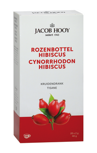 Jacob Hooy Rozenbottel Hibiscus Theezakjes