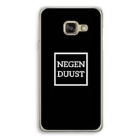 Negenduust black: Samsung A3 (2017) Transparant Hoesje