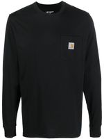 Carhartt WIP t-shirt à patch logo poitrine - Noir