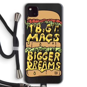 Big Macs Bigger Dreams: Pixel 4a 5G Transparant Hoesje met koord