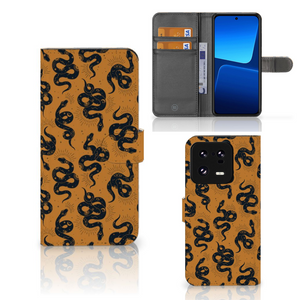 Telefoonhoesje met Pasjes voor Xiaomi 13 Pro Snakes