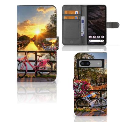 Google Pixel 7A | Flip Cover | Amsterdamse Grachten Google Pixel 7A | Flip Cover | Amsterdamse Grachten