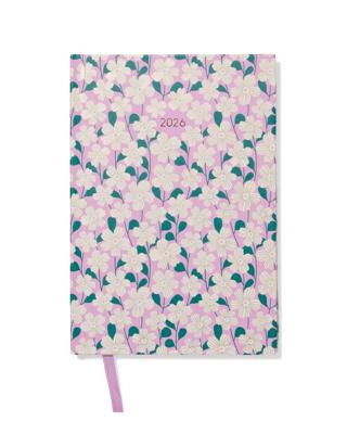 HEMA Agenda 2026 A5 bloemen lila