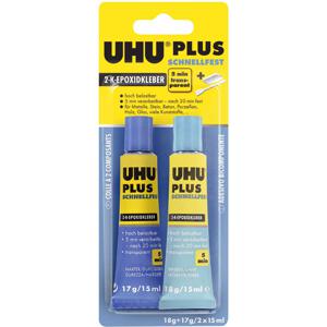 UHU Plus schnellfest tweecomponentenlijm 45700 35 g