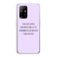 Tequila: Oppo A94 5G Transparant Hoesje Tequila: Oppo A94 5G Transparant Hoesje