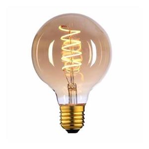 Highlight E27 4Watt Gold Spiraal 80mm Dimbaar