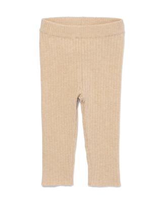 HEMA Baby legging rib gebreid zand (zand)