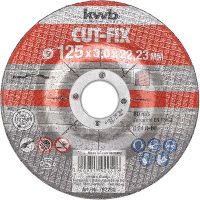 Cut-Fix Doorslijpschijf, Steenbewerking 125mm Doorslijpschijf