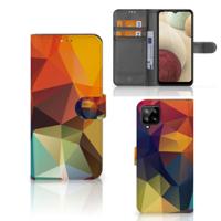 Samsung Galaxy A12 | Book Case | Polygon Color