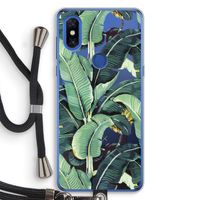 Bananenbladeren: Xiaomi Mi Mix 3 Transparant Hoesje met koord
