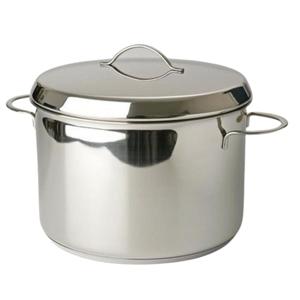 Eurocuisine Soeppan 22 Cm RVS Met Stalen Handgreep 3,5 Liter