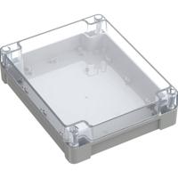 TRU COMPONENTS 6U07241906437 TC-13865188 Industriële behuizing 240 x 191.3 x 61.7 ABS-PC Lichtgrijs, Transparant 1 stuk(s)