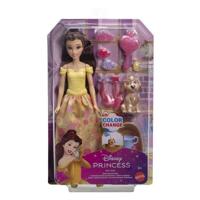 Disney - Set per la toelettatura della Principessa Belle e del suo cane - Con vasca da bagno - Principesse Disney - JFC42