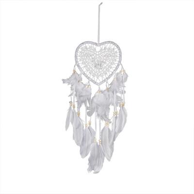Creatieve hand-geweven ambachten Dream Catcher huis auto muur opknoping decoratie type: zonder licht (wit)