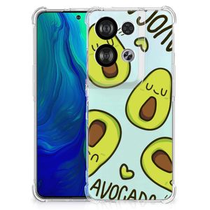 OPPO Reno8 Stevig Bumper Hoesje Avocado Singing