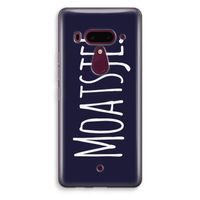 Moatsje!: HTC U12+ Transparant Hoesje