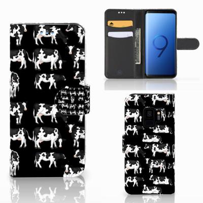 Samsung Galaxy S9 | Telefoonhoesje | Met pasjeshouder | Koetjes