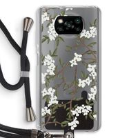 Blossoming spring: Xiaomi Poco X3 Pro Transparant Hoesje met koord