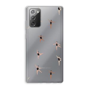 Dancing #1: Samsung Galaxy Note 20 / Note 20 5G Transparant Hoesje
