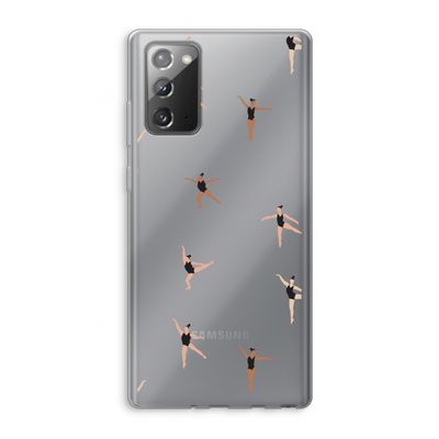 Dancing #1: Samsung Galaxy Note 20 / Note 20 5G Transparant Hoesje