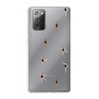 Dancing #1: Samsung Galaxy Note 20 / Note 20 5G Transparant Hoesje