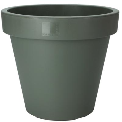 Pro Garden Plantenpot/bloempot - Tuin buiten - kunststof - donkergroen - D35 cm