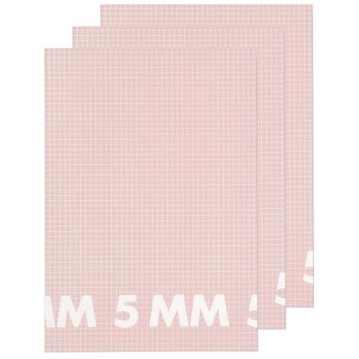 HEMA Schriften A4 - Geruit 5 Mm - 3 Stuks
