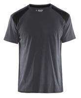 Blåkläder T-Shirt bicolour 33791042 | Medium Grijs/Zwart | Maat XXL - 7330509685013