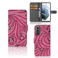 Samsung Galaxy S21 FE Hoesje Swirl Pink