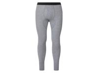 esmara Men Lange heren onderbroek - dubbelrib (Grijs, XXL)