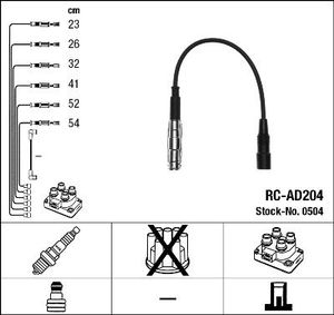 Bougiekabelset RCAD204