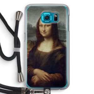 Mona Lisa: Samsung Galaxy S6 Transparant Hoesje met koord