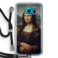 Mona Lisa: Samsung Galaxy S6 Transparant Hoesje met koord