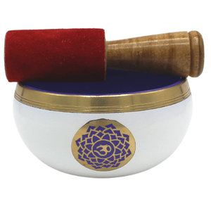 Klankschaal Kruin Chakra- Wit (10 cm)
