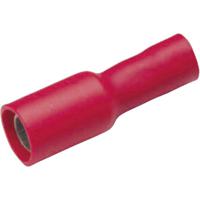 Cimco 180310 Ronde connector huls 0.50 mm² 1 mm² Stift-Ø: 4 mm Volledig geïsoleerd Rood 1 stuk(s) - thumbnail