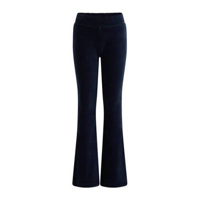WE Fashion corduroy flared broek donkerblauw WE Fashion corduroy flared broek donkerblauw
