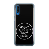 Vriendelijkheid: Samsung Galaxy A50 Transparant Hoesje
