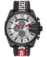 Diesel DZ4512 Chronograaf Mega Chief Herenhorlogemet zwarte siliconen band