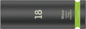 Wera 8790 C Impaktor Deep doppen met 1/2"-aandrijving, 18 x 83 mm - 05004835001