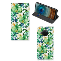 Nokia X20 | X10 Smart Cover Orchidee Groen - thumbnail