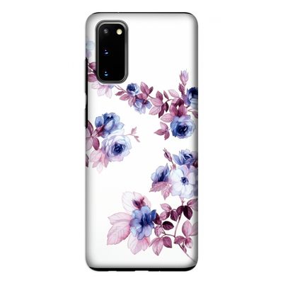 Waterverf bloemen: Samsung Galaxy S20 Tough Case