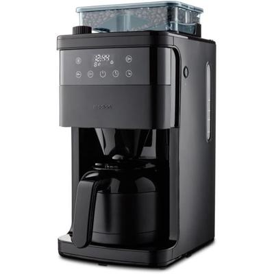 Digitaal geïsoleerd filterkoffiezetapparaat met molen - MEDION - 1000W - 1,0L - Zwart