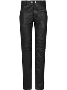 DSQUARED2 pantalon fuselé à boutons pression - Noir