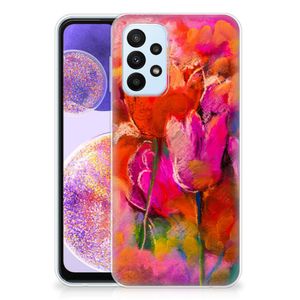 Hoesje maken Samsung Galaxy A23 Tulips